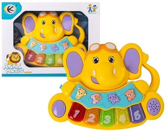 Mini detská harmonika slon - 1 kus