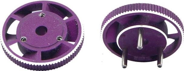 Zotrvačník HighFlow Venti-Turbo 1:10 pre hriadeľ 5,1 mm