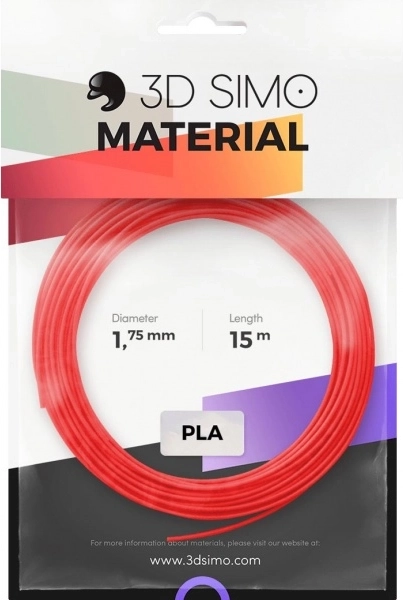 Pla filament pro 3d perá a tlačiarne 1,75 mm, mix farieb 15 m