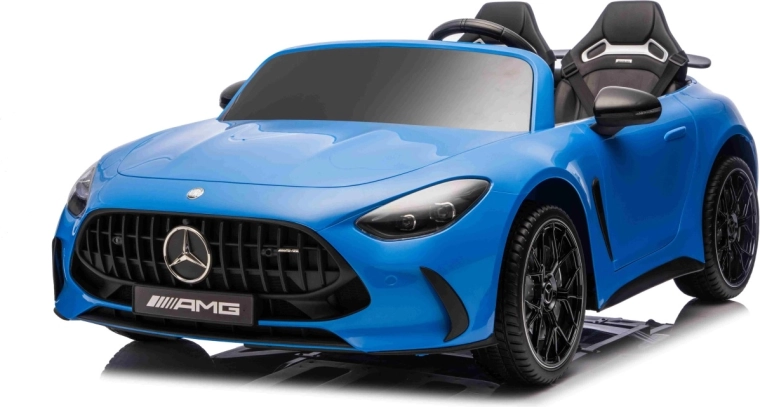Elektrické autíčko MERCEDES-BENZ GT 63 AMG pre deti – modré, 24 V, 4x200 W, dvojmiestne