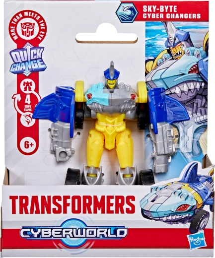 Hasbro Transformers Cyberworld Sky-Byte – transformujúci robot žralok