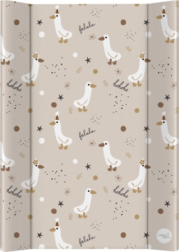 Ceba Baby mäkká prebaľovacia podložka 2-stranná 50 × 70 cm Basic Crazy Ducks