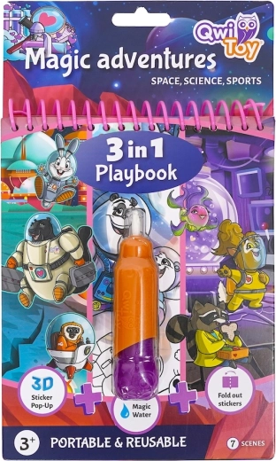 Qwi Toy 3 v 1 herná knižka Magické dobrodružstvo