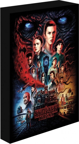 Svietiaci obraz 30x40 cm Stranger Things