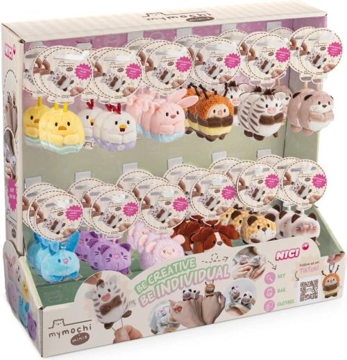 NICI displej príveskov MyMochi minis séria 4 jarná edícia, 36 ks