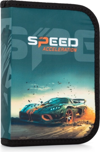 Školský peračník jednoposchodový s motívom auta Oxybag