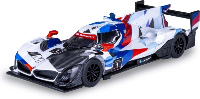 Kovový model pretekárskeho vozidla BMW M Hybrid V8 1:45 biely
