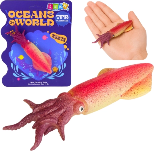 Realistická gumová figúrka olihne 14 cm