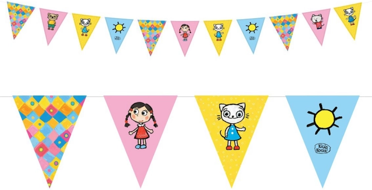 Papierová girlanda KICIA KOCIA 2,5 m