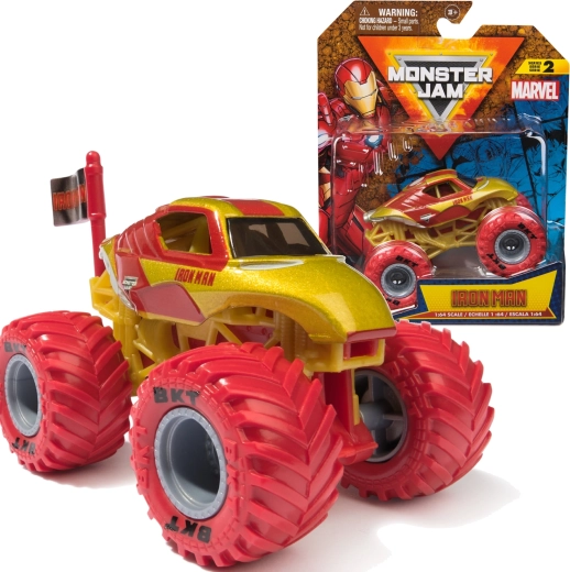 Spin Master Monster Jam Marvel Iron Man monster truck 1:64