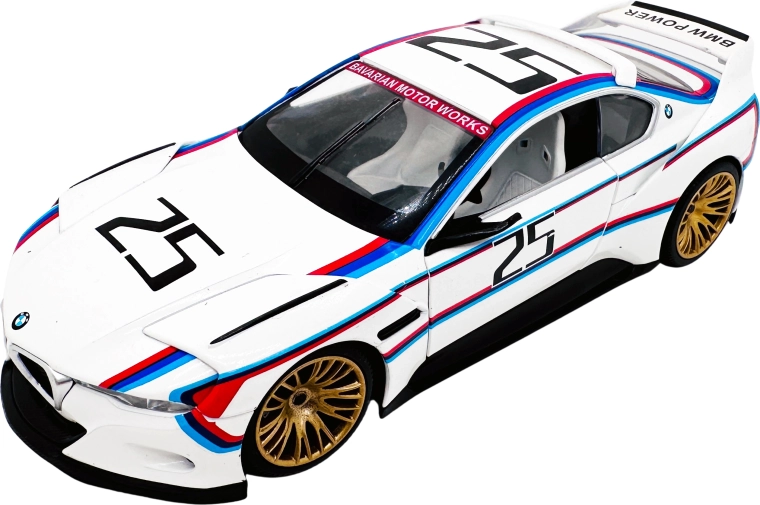 Kovový model 1:24 BMW 3.0 CSL Hommage biely