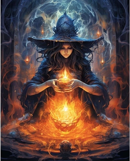 Diamantové maľovanie Rituál 30 × 40 cm