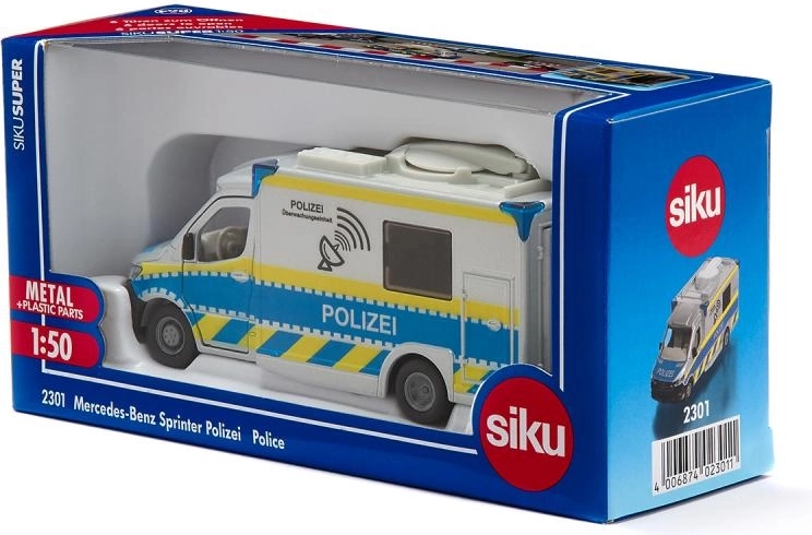 Policajný model Mercedes-Benz Sprinter Siku