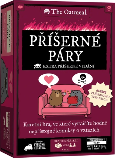 Blackfire Príšerné páry – kartová hra s komiksmi The Oatmeal