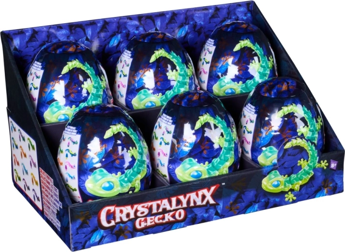Ohnutý gekón CRYSTALYNX v tajomnom vajíčku