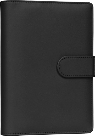 Notique refill – týždenný krúžkový diár s vymeniteľnými listami 2027, čierny, 12,5 × 19 cm