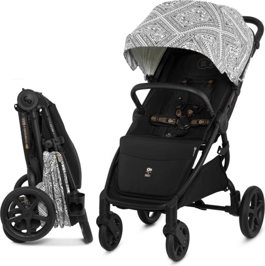 Športový kočík Kinderkraft Mitzy Bizuu lunar black
