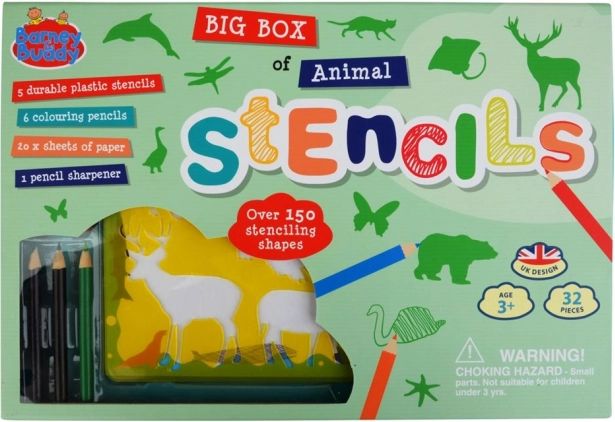 Šablóny Zvieratá - Veľká sada Buddy & Barney