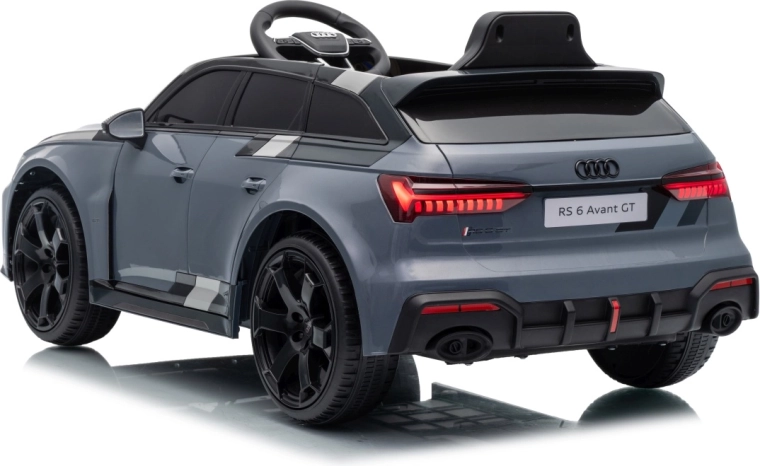 Detské elektrické auto AUDI RS 6 Avant GT – sivé