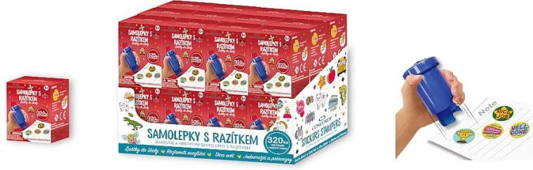 Samolepky s pečiatkou CONCORDE Späť do školy – sada 320 ks