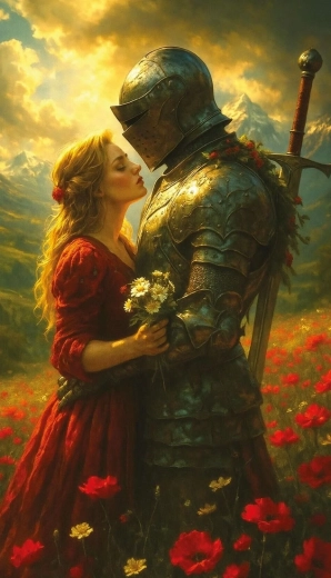 Puzzle Posledné objatie pred bitkou 1000 dielikov