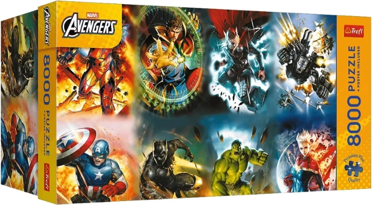 Puzzle Premium Plus Avengers: Legends in Action 8000 dielikov
