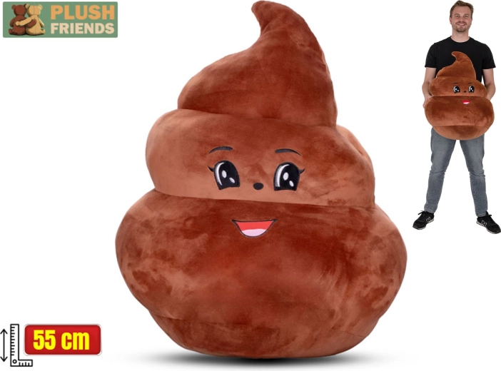 Plyšový vankúš Plush Friends hovienko 55 cm