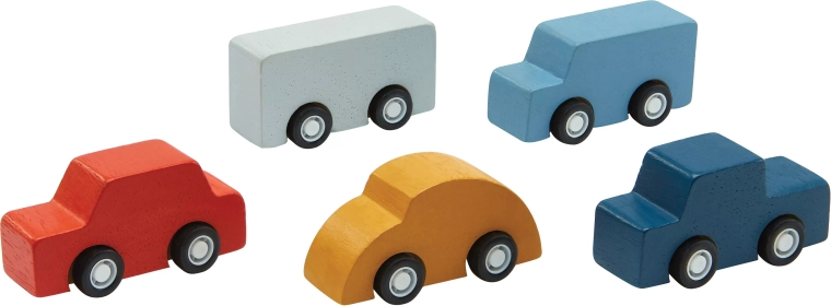 PlanToys sada mini autíčok (5 ks)