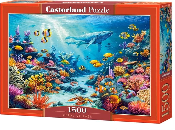 Castorland puzzle Korálová dedina 1500 dielikov