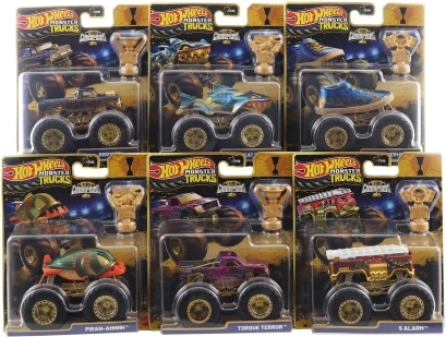 Hot Wheels Monster Trucks Bigfoot Trophy Champions – zberateľský model 1:64