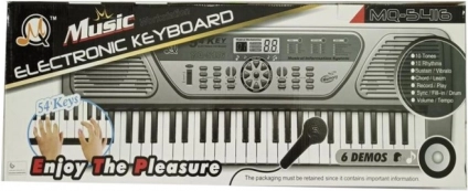 Elektronické klávesy s 54 klávesami