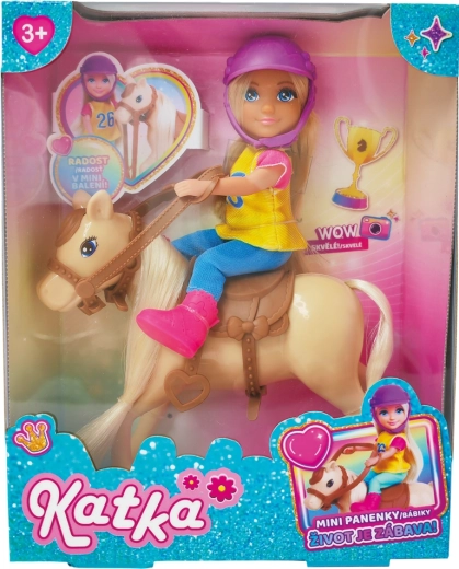 Bábika s koňom na kreatívne hranie