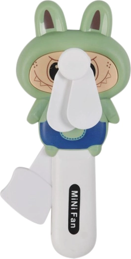 Ručný ventilátor zajačik – mechanický vetráčik na páčku