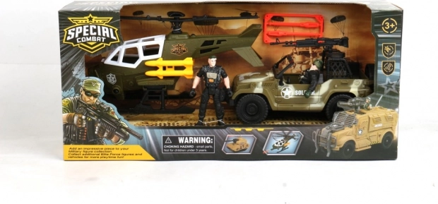 Špeciálna bojová sada - Vrtuľník a Terénne auto