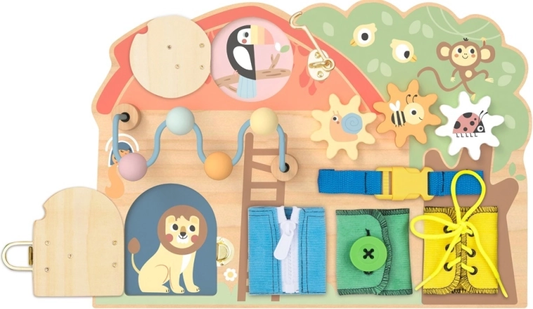 2Kids Toys aktivitačná doska domček so zvieratkami