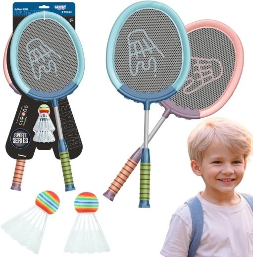 Woopie badmintonová súprava rakiet a loptičiek - 2 ks