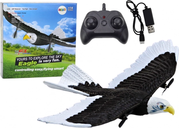 RC lietadlo Eagle Bird diaľkové ovládanie 2.4G 41 cm x 28 cm x 5 cm