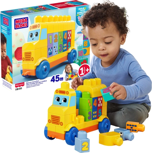 Mega Bloks autobus Stavaj a počítaj