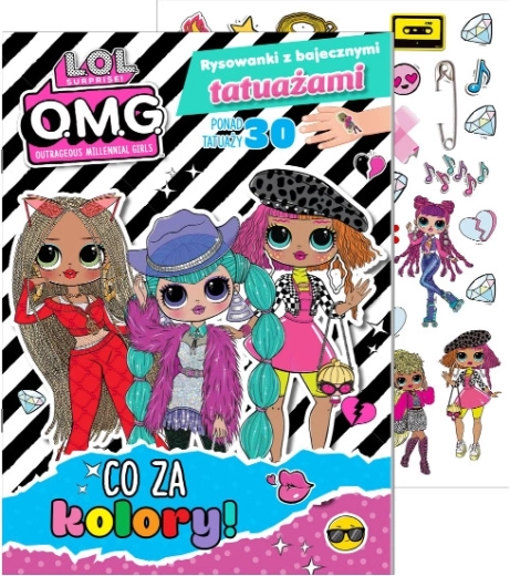 LOL Surprise! Omaľovánky s magickými tetovaniami – časť 1: Aké farby!