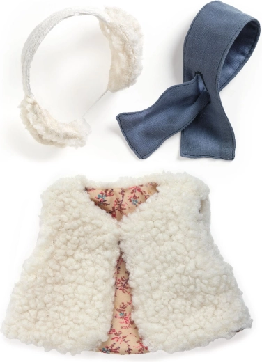 DJECO zimný outfit pre bábiky POMEA Moumoute