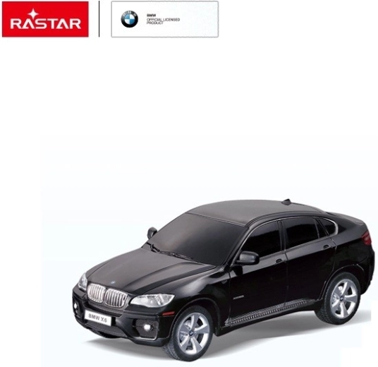 Rastar BMW X6 RC auto na diaľkové ovládanie 1:24 čierne