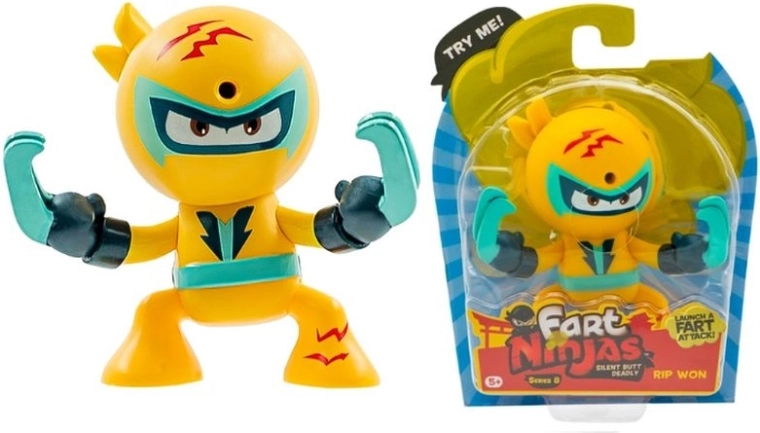 Fart Ninjas figúrka so zvukom Rip Won