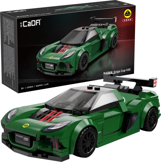 Stavebnica CaDA pretekárske vozidlo LOTUS Exige Cup 430 – 319 dielikov (mierka 1:24)