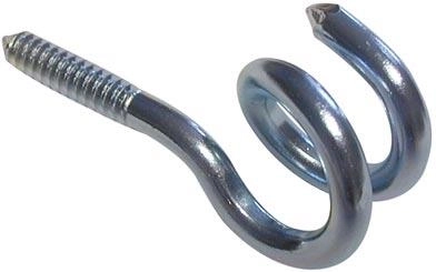 Hojdačkový hák do dreva 90 mm, pozinkovaný, sada 10 ks
