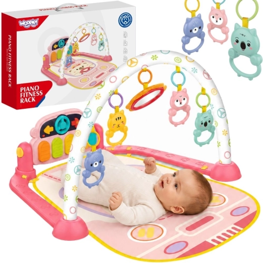 Woopie Baby interaktívna hracia deka s piánom 3v1 pre bábätká