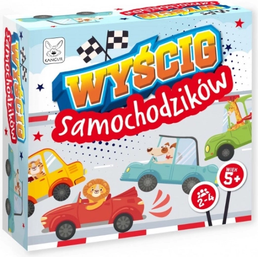 Preteky autíčok – spoločenská hra
