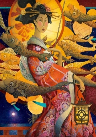 Puzzle CLEMENTONI Tanec Koinobori 1500 dielikov