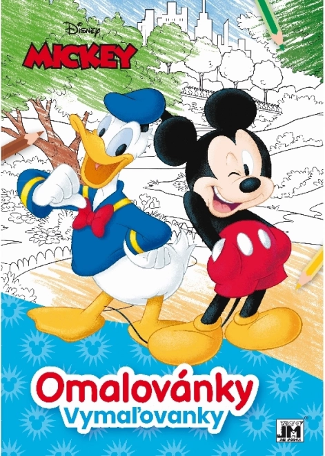 Omaľovánka A4 MICKEY MOUSE – 16 strán na vyfarbovanie