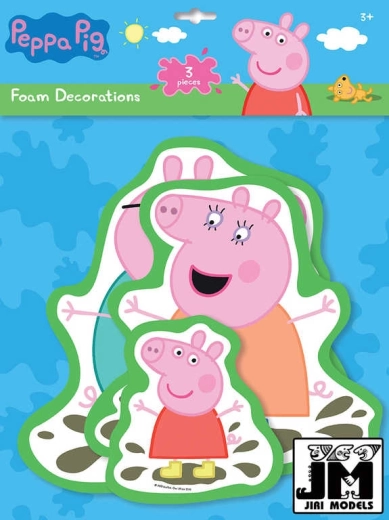 Jiri Models penové samolepky na stenu Peppa Pig - 1 balenie