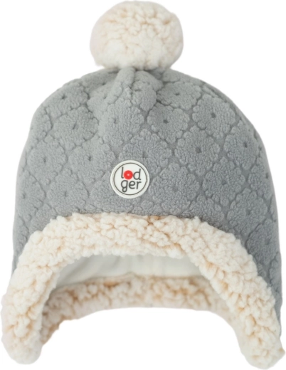 Fleecová čiapka Lodger Hatter folklore fleece drizzle 0–3 mesiace